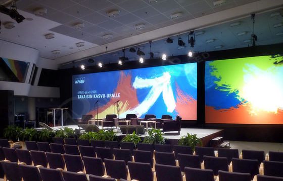 SMD 3 in 1 P5 Video Indoor Full Color LED Display Panel With High Contrast , 32*32 IP31