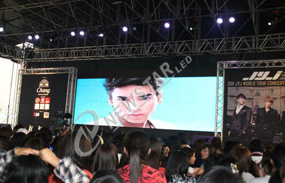High Definition P4 Rental LED Video Wall , SMD Full Color Indoor LED Display Signs