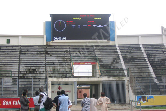 Static DIP P20 Outdoor Stadium Perimeter LED Display Advertising For Football Pitch