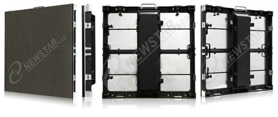 P6.67 a presión el gabinete al aire libre de aluminio de las muestras 640*640 milímetro del alto brillo LED de la fundición