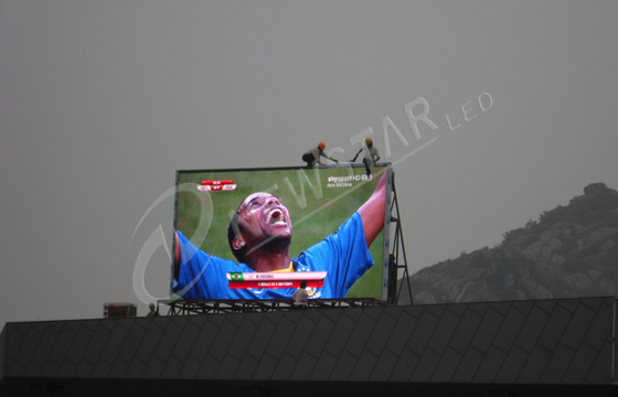 Pantalla LED de la cartelera de IP65 P16 1R1G1B a todo color para el camino cruzado