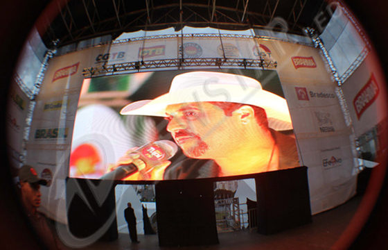 P16 la etapa de alquiler LED defiende la cortina de la pantalla LED, peso ligero al aire libre